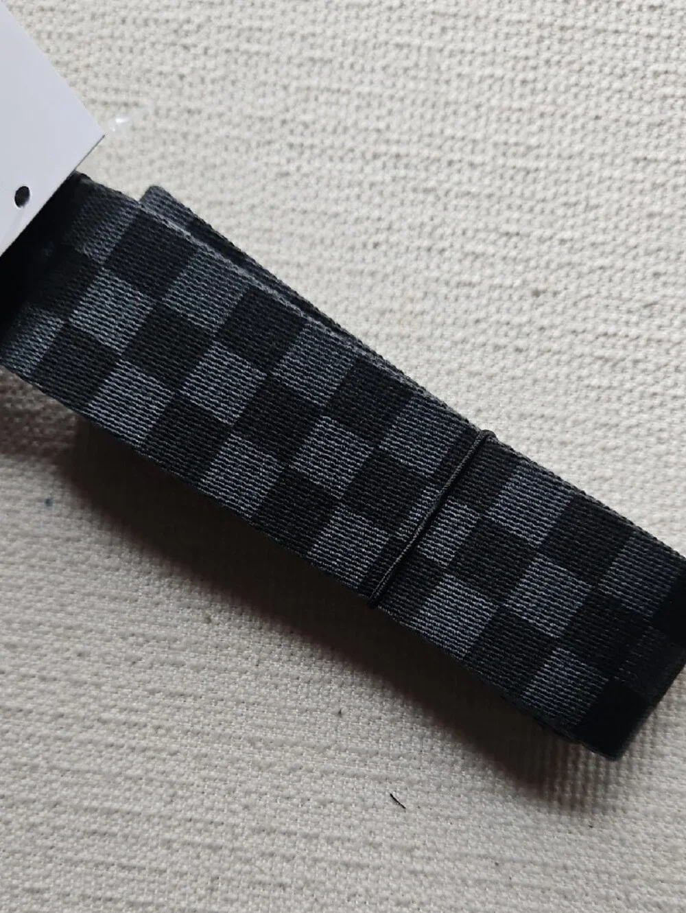 Vans Black & Gray Checkerboard Belt